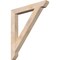 Ekena Millwork Traditional Slat Smooth Bracket, Douglas Fir, 3 1/2"W x 30"D x 34"H BKT04X30X34TRA06SDF - alternate 1